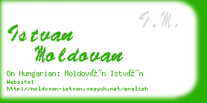 istvan moldovan business card